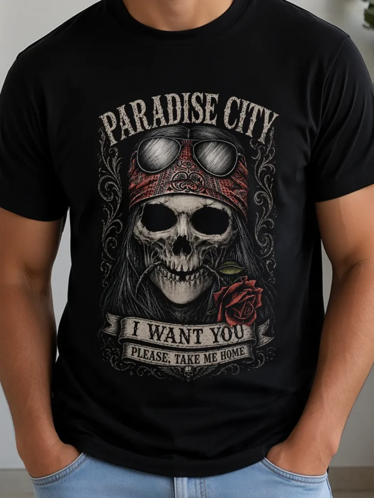 Paradise City – Guns N’ Roses | Remera Unisex